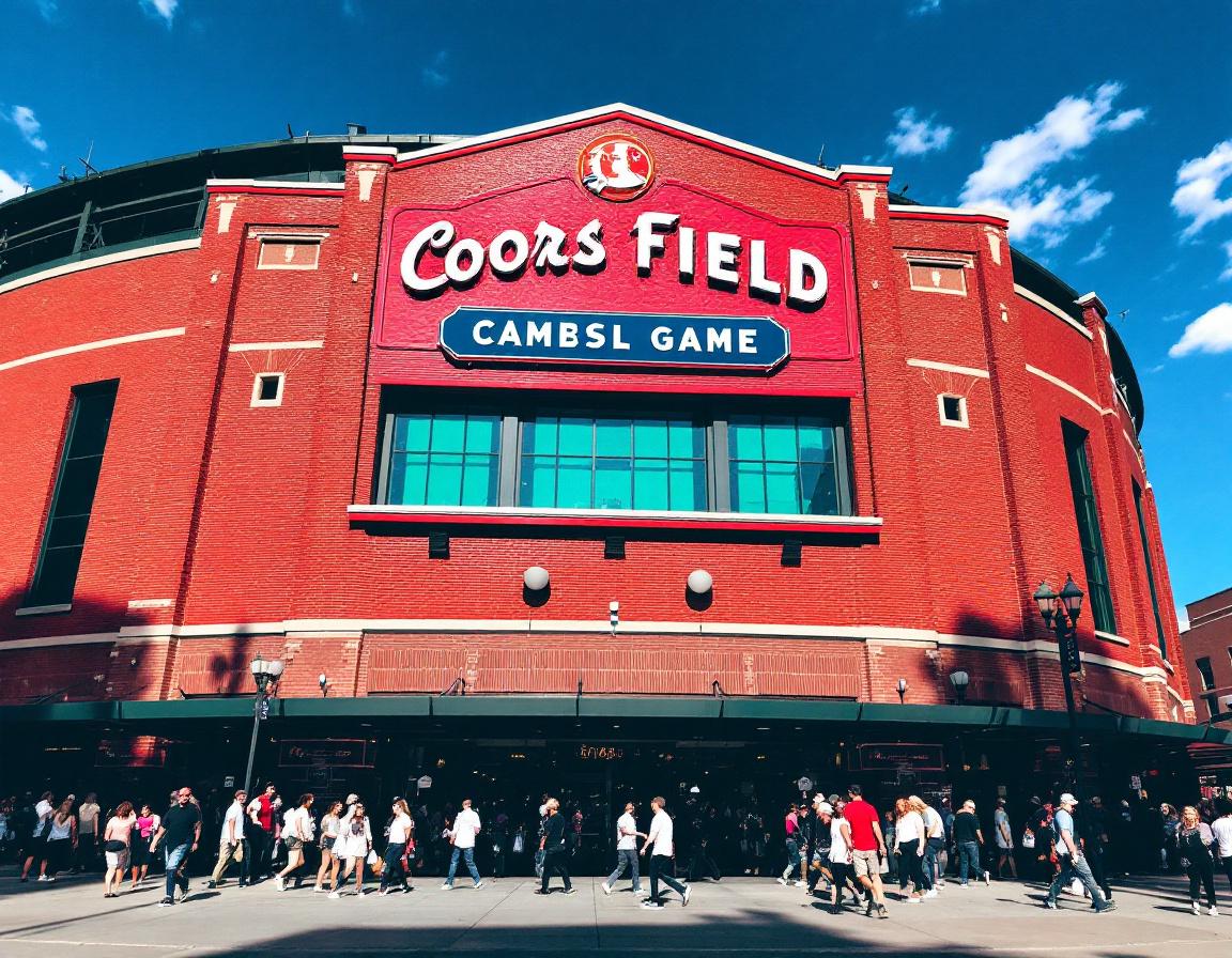 Coors Field sunny game day