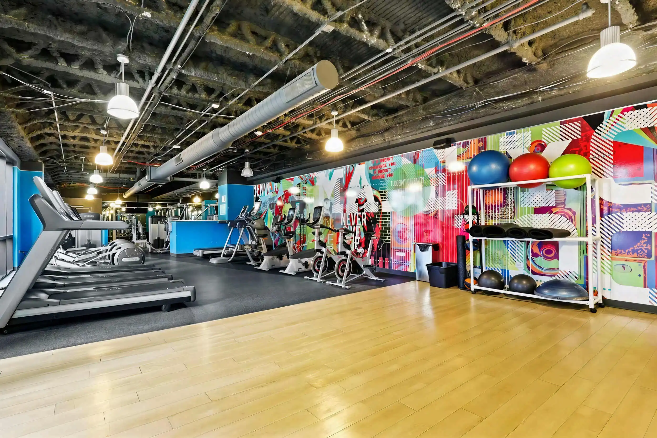 fitness center stays open