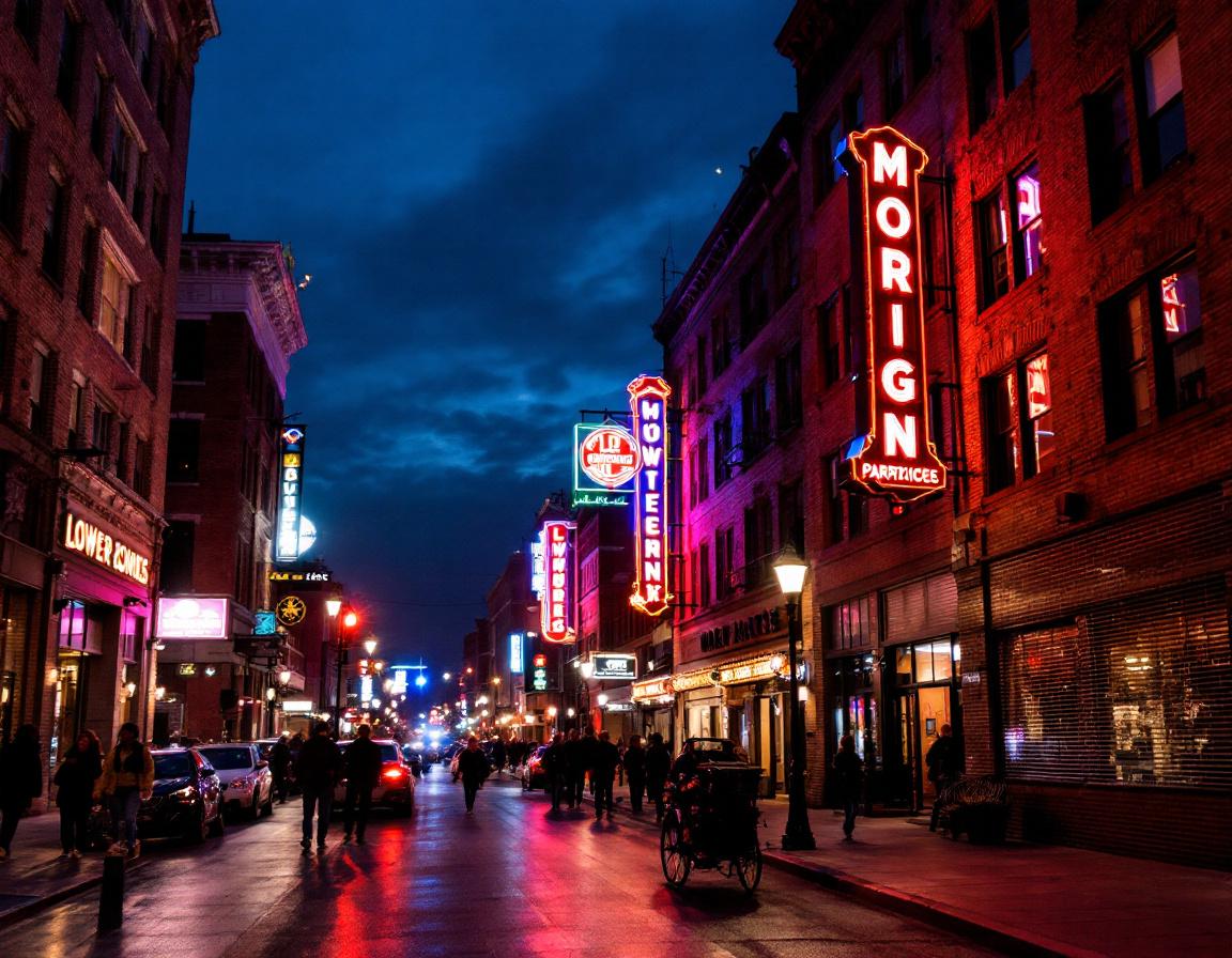 LoDo at night — where everyone tries to live