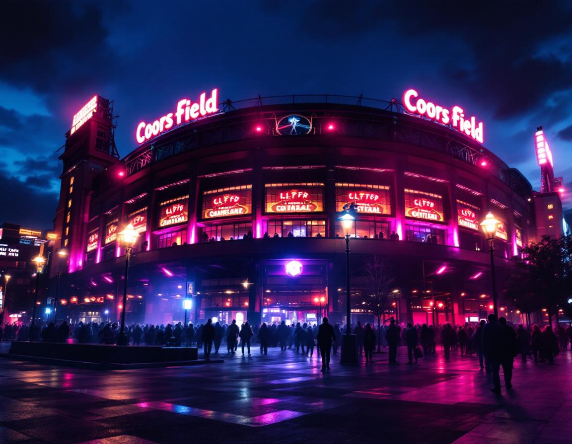 Coors Field — five minutes walk