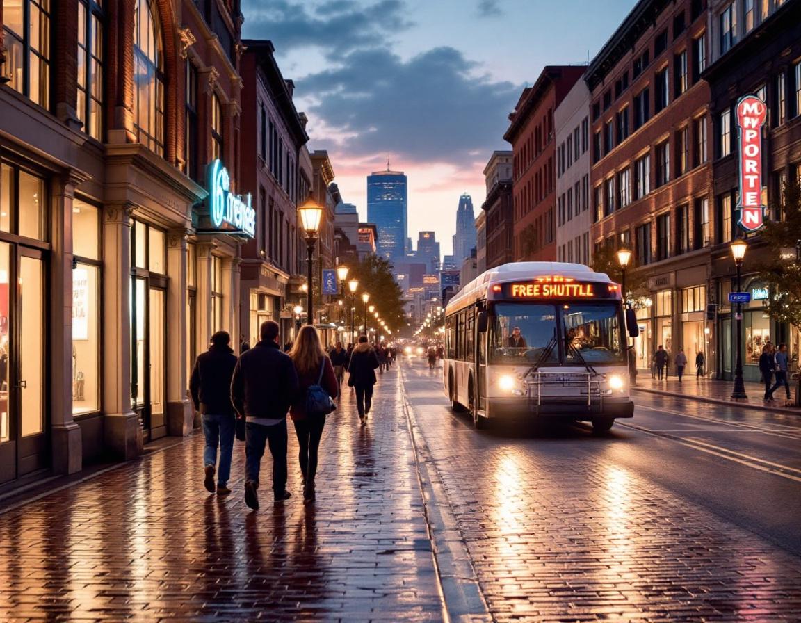 16th Street Mall through the middle